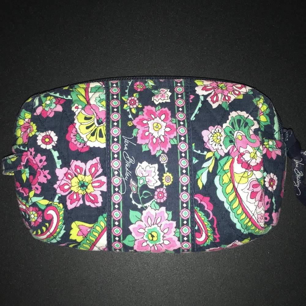 Vera Bradley Small Makeup Bag in Petal Paisley